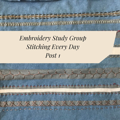 Embroidery Study Group - Stitching Every Day Project 1