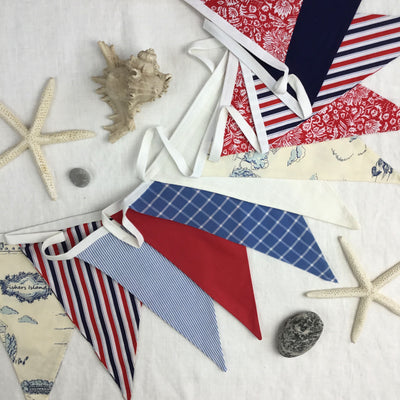 Easy way to Celebrate Labor Day with Festive Flag Bunting